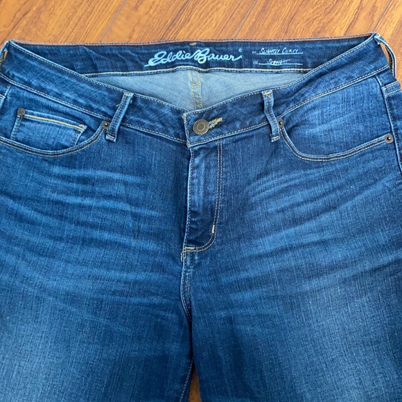 Eddie Bauer Petite Jean Shorts - Size 12P - Picture 2 of 12